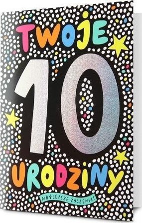 Karnet Urodziny 10