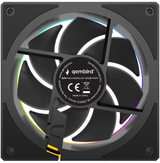 GEMBIRD wentylator do obudowy ATX 120 mm PWM + ARGB