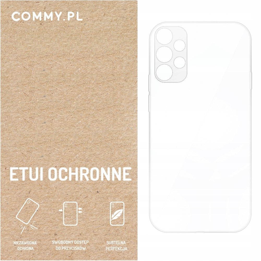 Przezroczyste etui COMMY Slim 2 mm styl i ochrona Samsung Galaxy A13 4G LTE