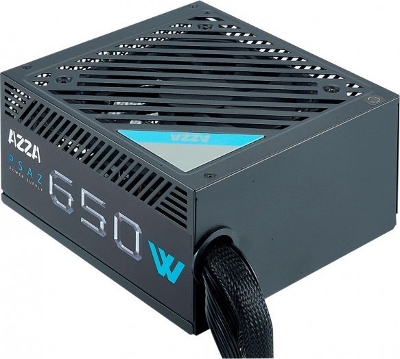 AZZA PSAZ-650B 650W, PC power supply (Kolor: CZARNY, 2x PCIe, 650 Watt)