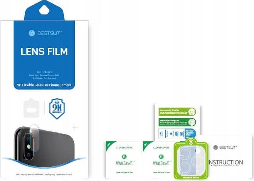 Bestsuit Szkło hybrydowe Bestsuit Flexible na tylny aparat do iPhone 16/16 Plus