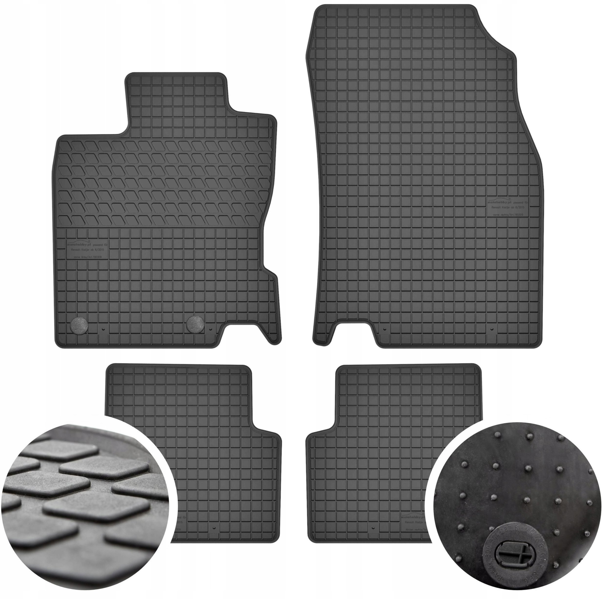 Dywaniki gumowe do Renault Kadjar