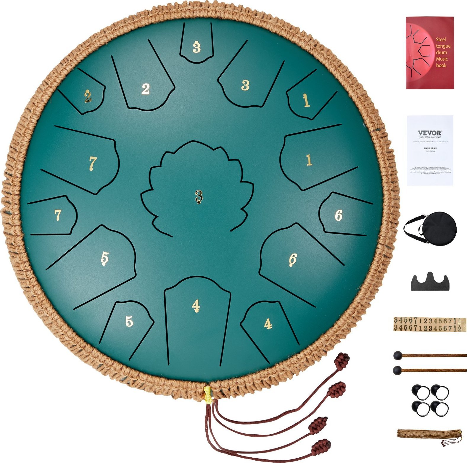 Bęben eteryczny 35,6 cm zielony