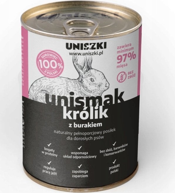 UNISZKI Unismak Królik 410g