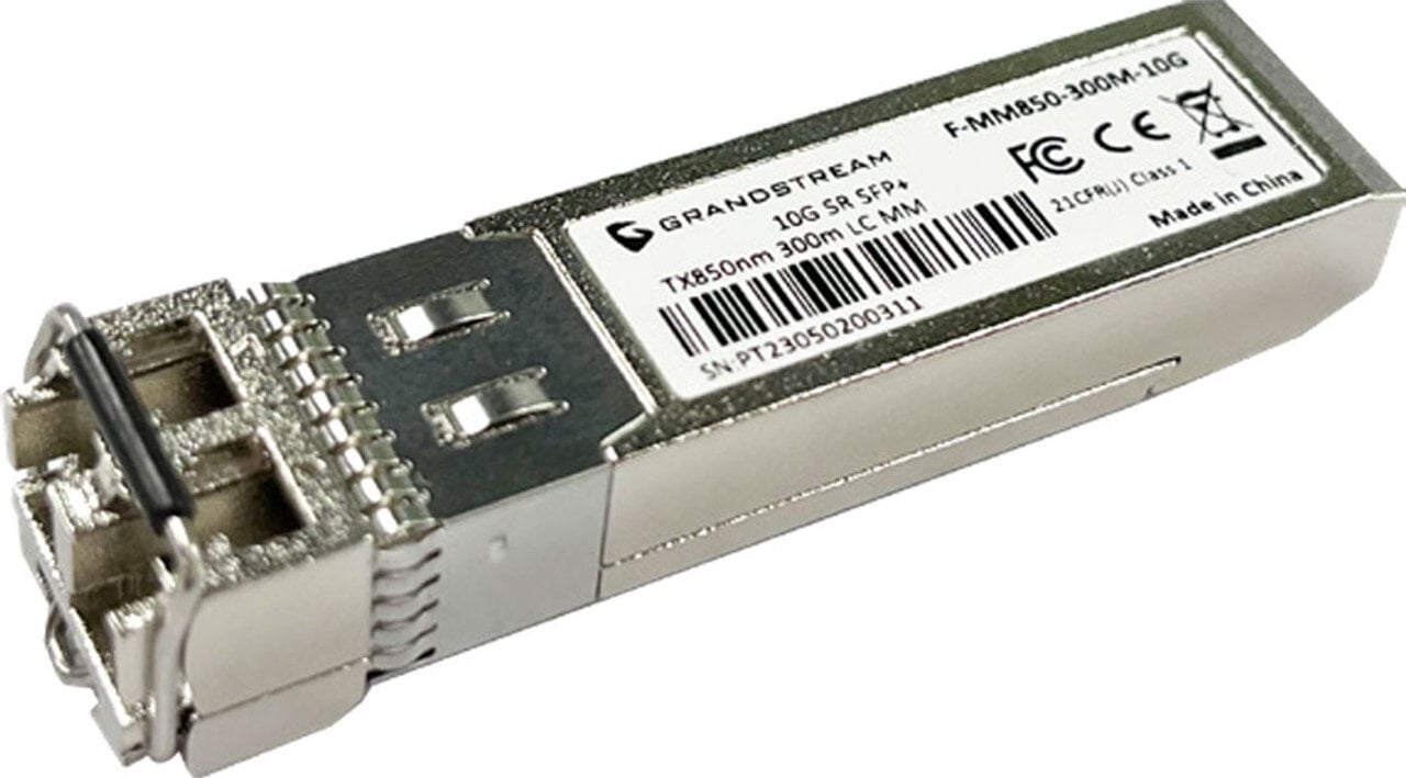 Moduł SFP GrandStream Grandstream SFP+ Modu wiat owodowy (Multi-Mode, długość fali 850nm, 300 metrów, 10Gbps)
