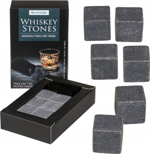 Out of the blue Kamienne kostki do drinków z woreczkiem