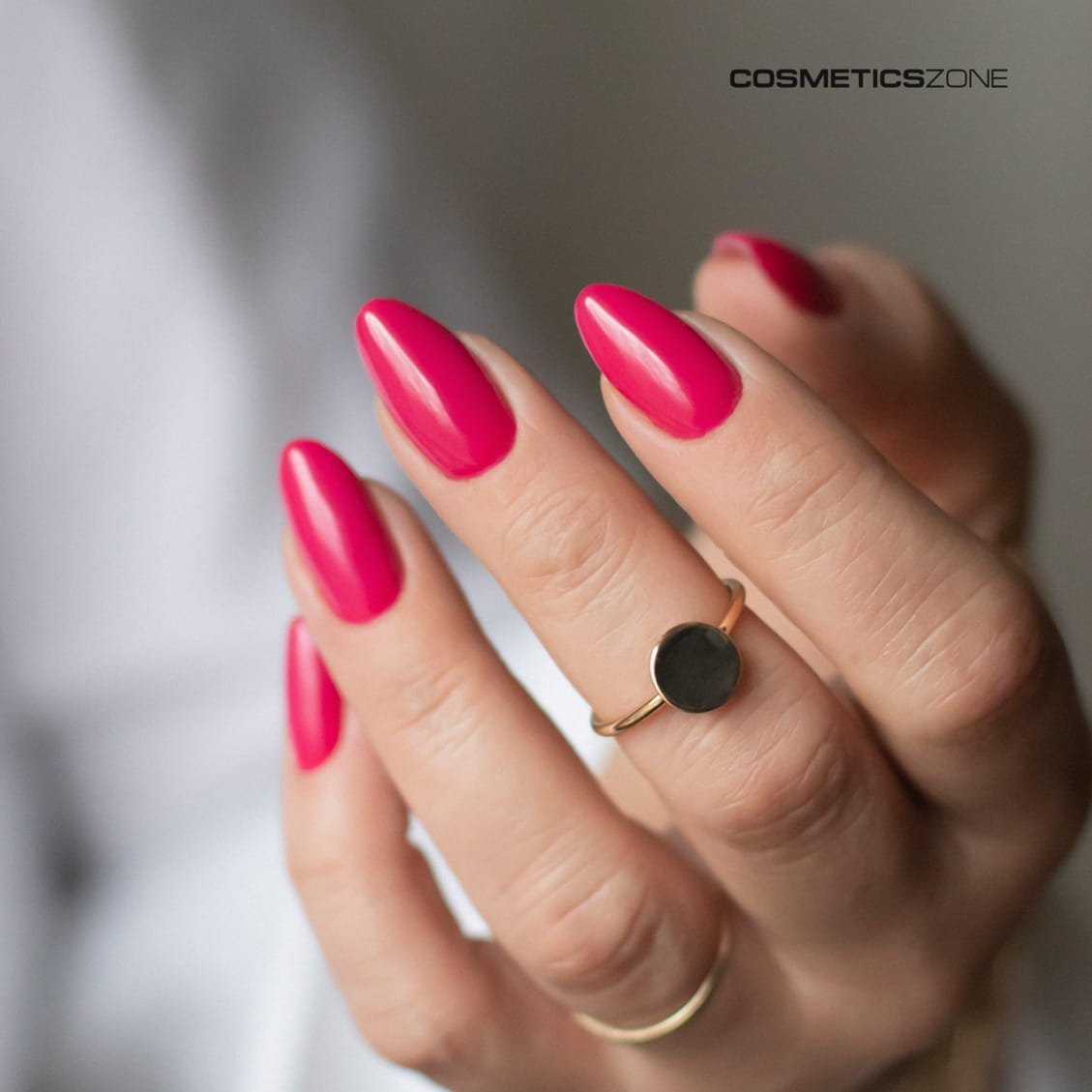 Cosmetics Zone Cosmetics Zone Lakier hybrydowy hipoalergiczny różowy magenta 7ml Simply Magenta A001