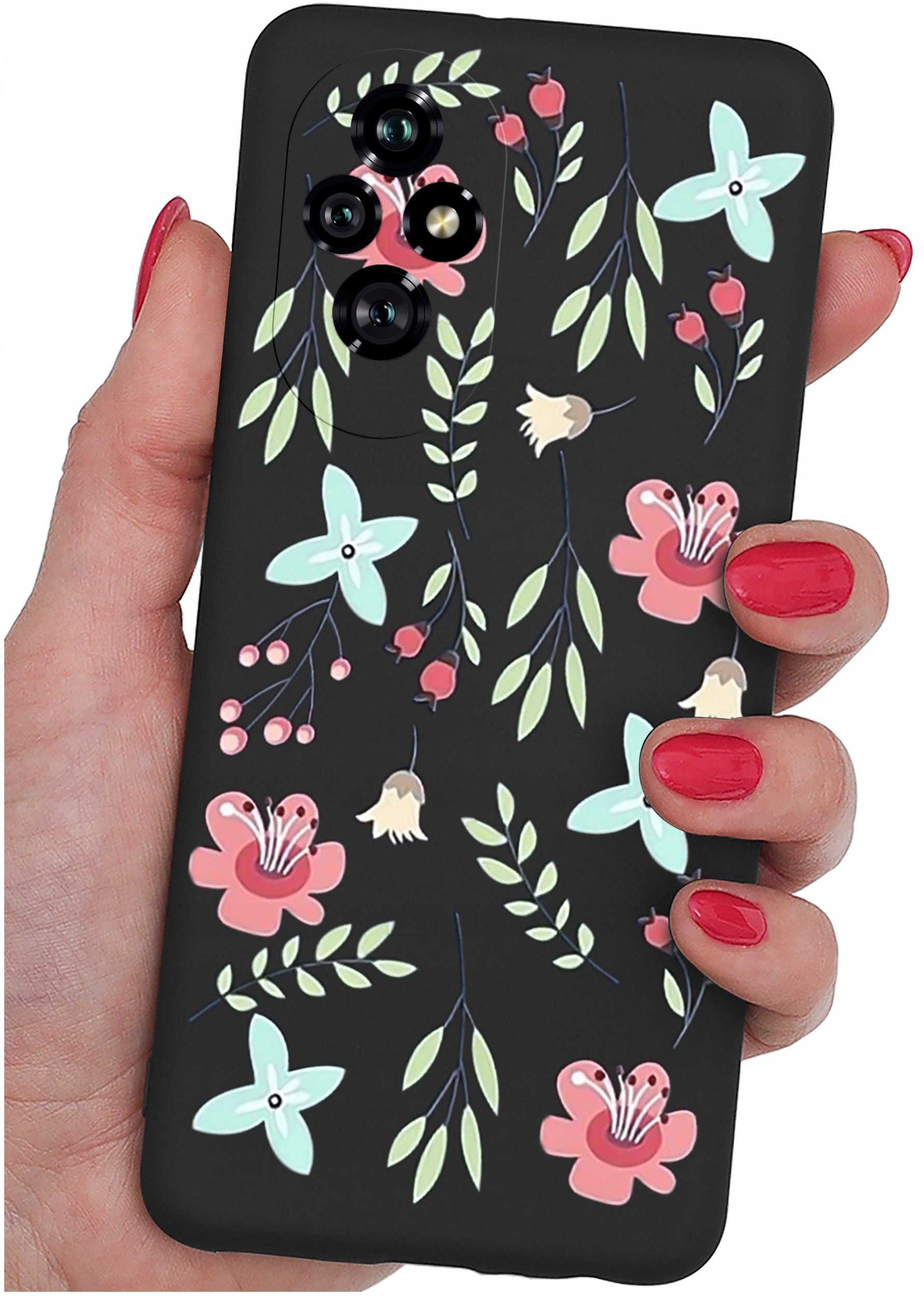 ETUI do Honor 200 5G | WZORY | SILIKONOWE MATT CASE + SZKŁO 9H