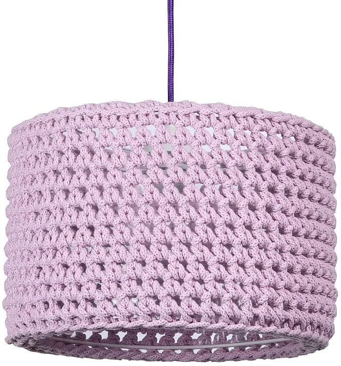 Lampa wisząca COTTON 30 fioletowa BPS KONCEPT