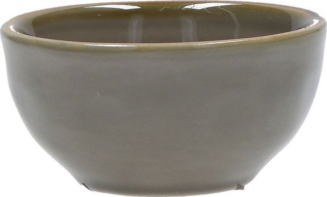 NPC Polska Rose&Tulipani Zestaw 6 okrągłych miseczek z kamionki 7 cm szaro-brązowy