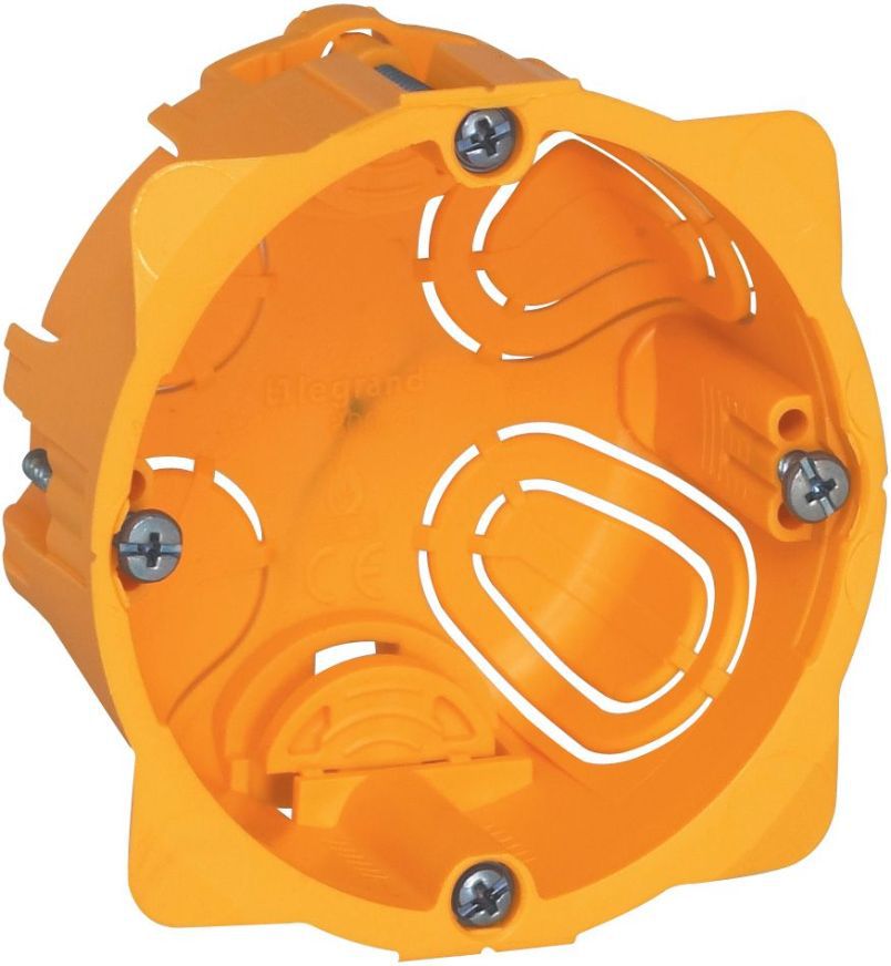 Legrand Puszka 67mm do betonu 71x 40mm pomarańczowa Batibox (080041)