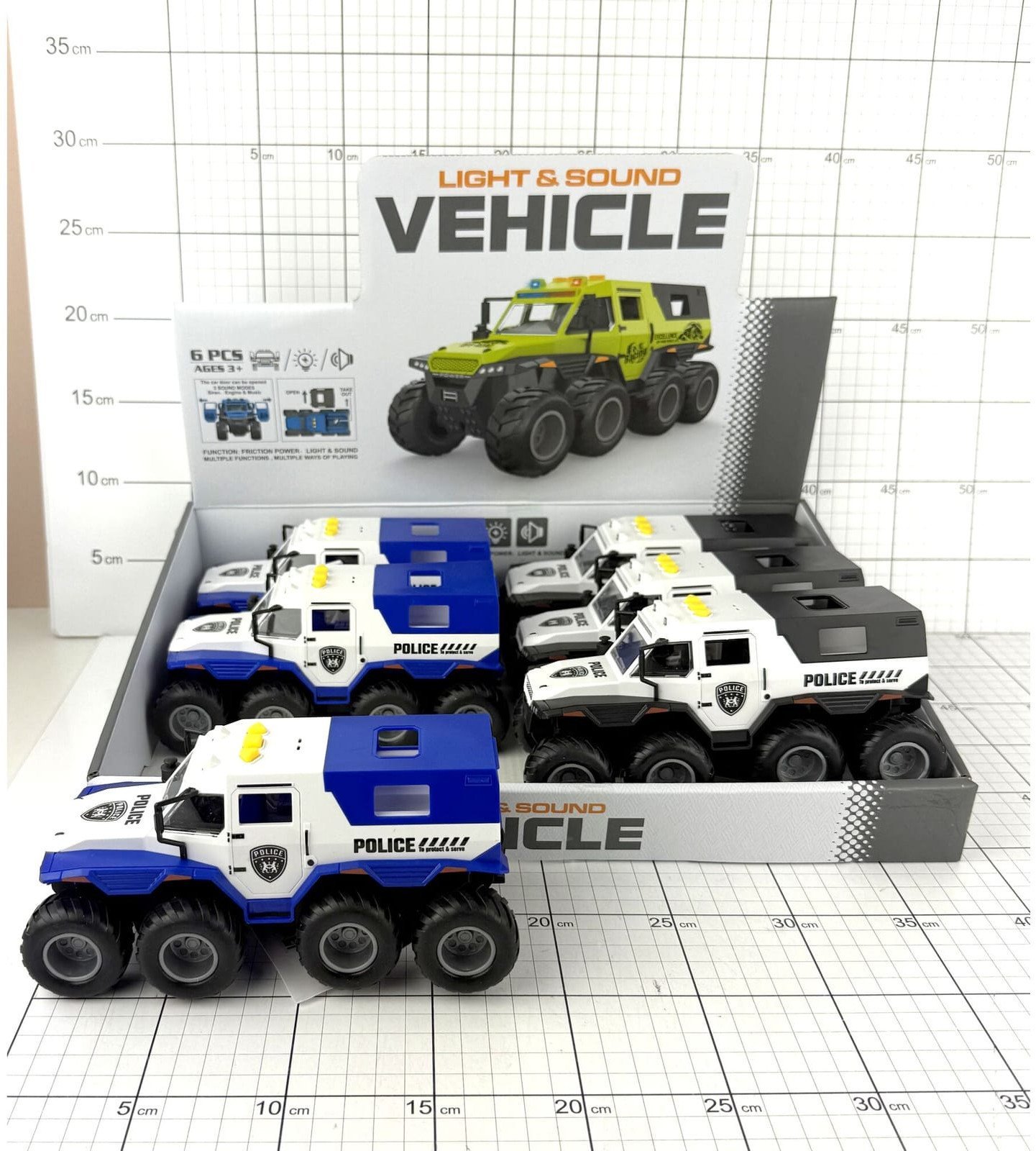POJAZD POLICYJNY 8-KOŁOWY ŚW./DŹW. 1 SZT