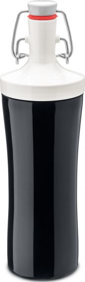 Butelka z korkiem czarna 425 ml