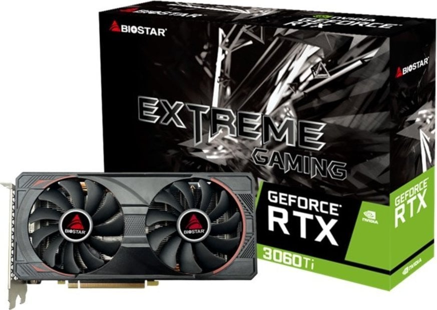 Karta graficzna Biostar GeForce RTX 3060 Ti 8GB GDDR6X (N3606TM82)