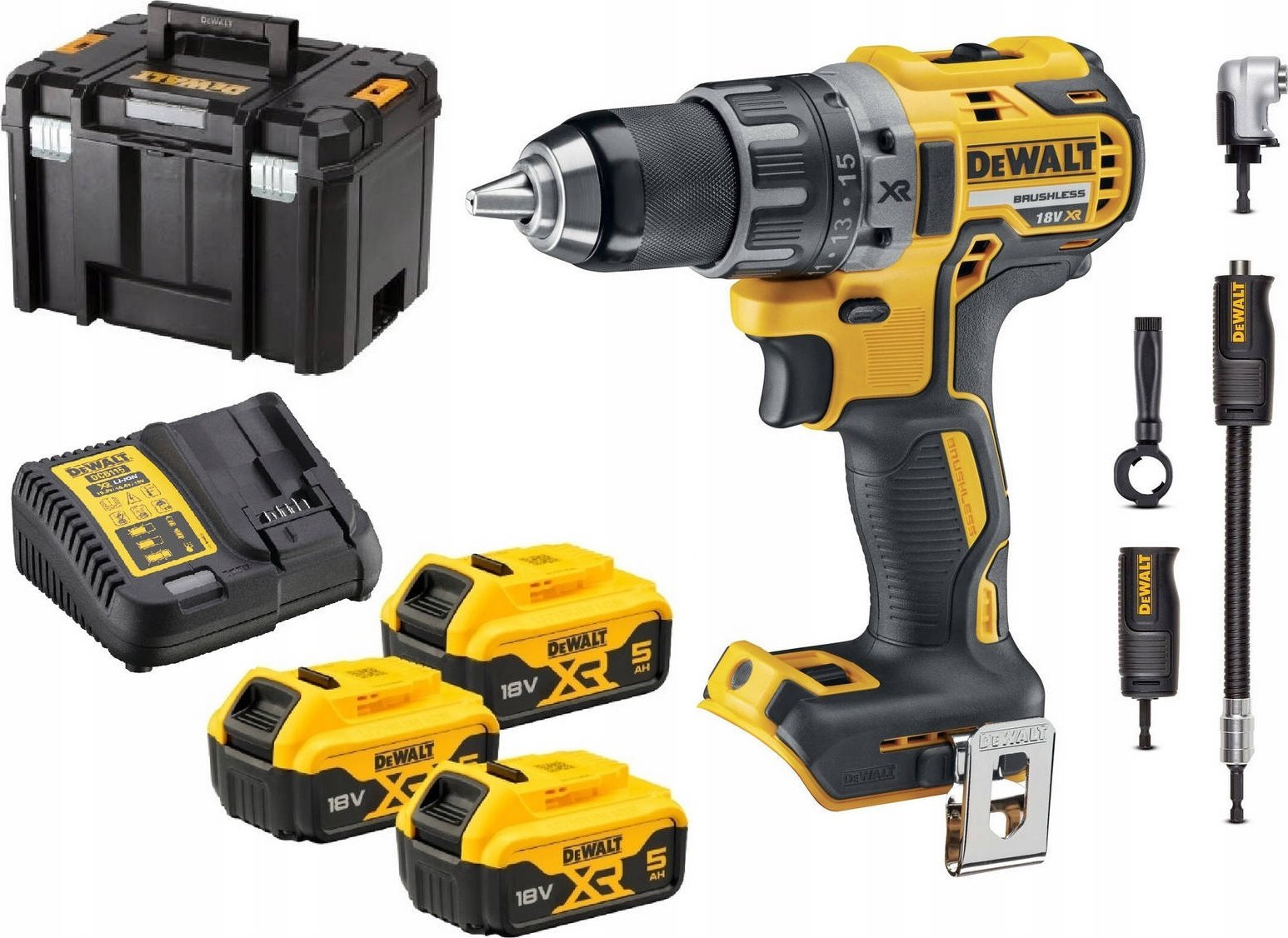 Wiertarko-wkrętarka Dewalt DCD791P3A 18 V 3 x akumulator 5 Ah