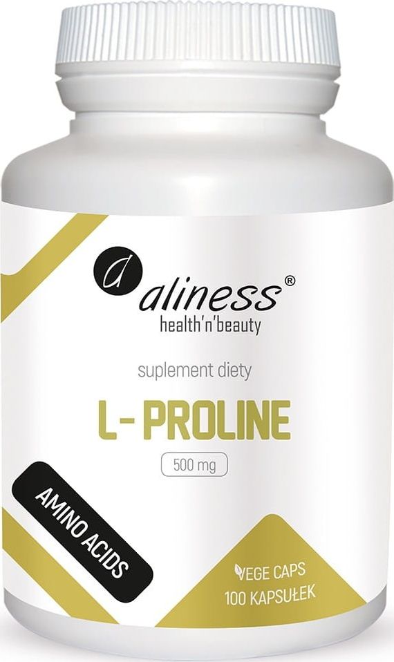 Holistic L-Proline 500Mg 100 Kaps. Aliness L-Prolina