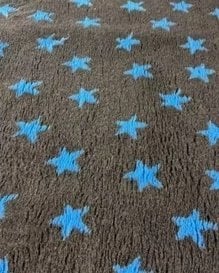 GOLDIE DRYBED 75x50 ODCIEŃ SZAREGO NIEBIESKA GWIAZDA