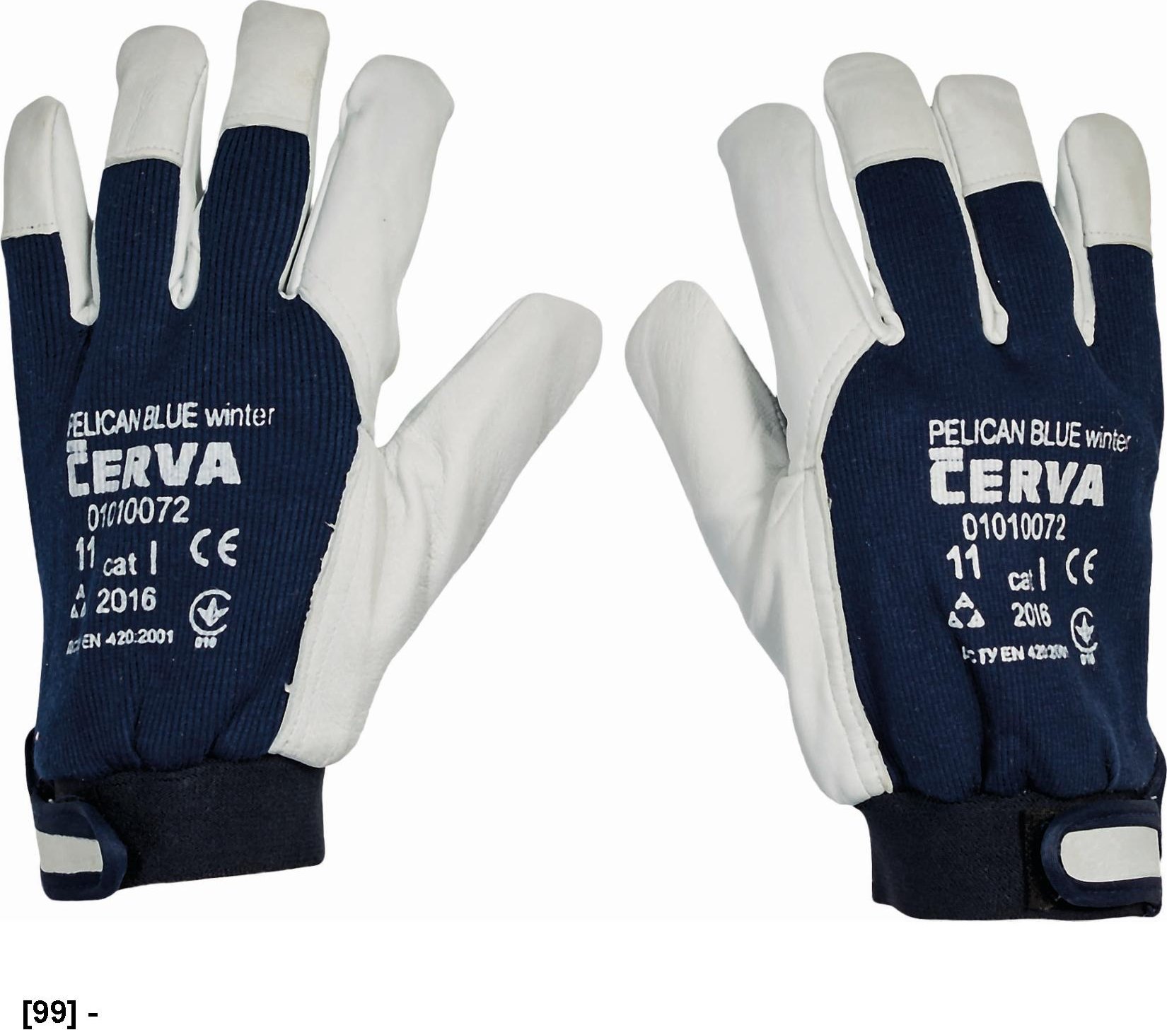 CERVA PELICAN BLUE WINTER - rękawice ocieplane 11