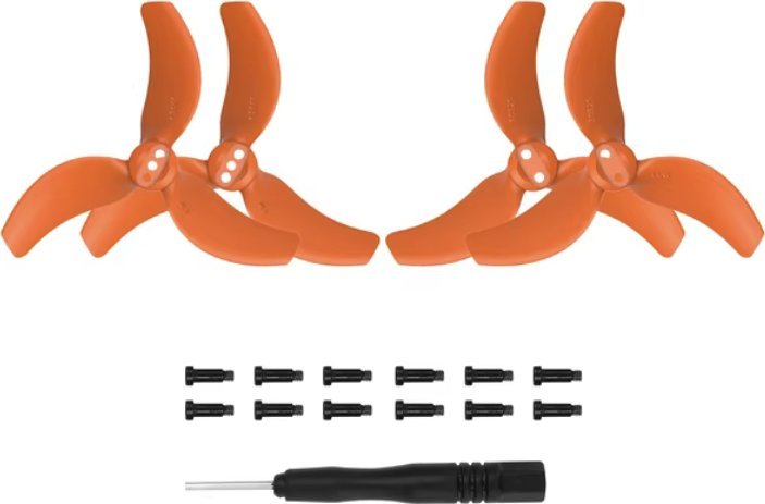 SunnyLife ŚMIGŁA DO DRONA DJI AVATA 2 - ZESTAW 4 SZT. - ORANGE - KOD 3032S