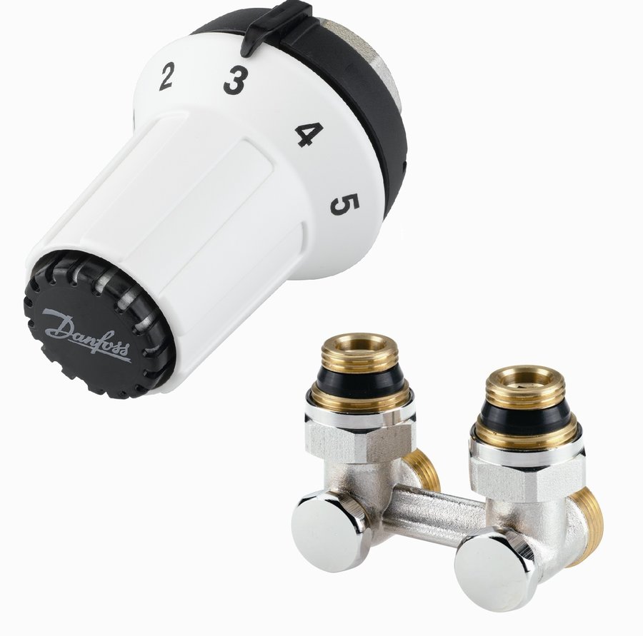 Danfoss Zestaw termostatyczny SET Panda M30X1,5 kątowy (013G5276)