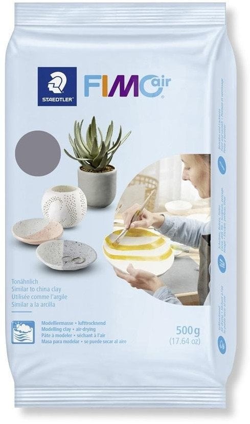Staedtler Masa Fimo Air modelarska 500g szara