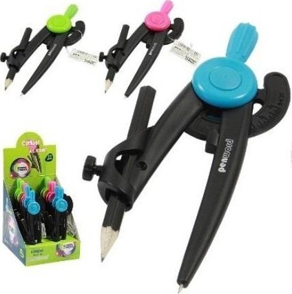 Cyrkiel z uchwytem na ołówek (12szt)