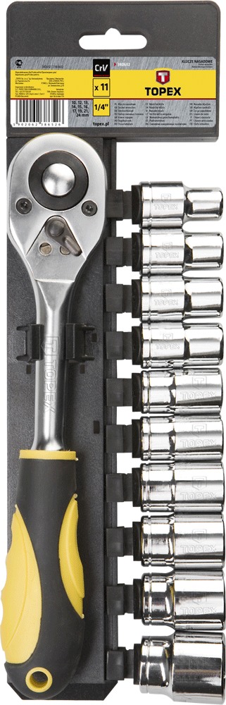 Zestaw narzędzi Topex 11 el. (38D652)