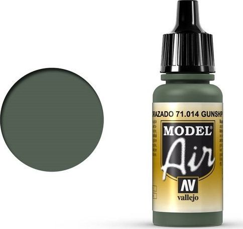 Vallejo Vallejo Model Air Gunship Green 71.014 uniwersalny