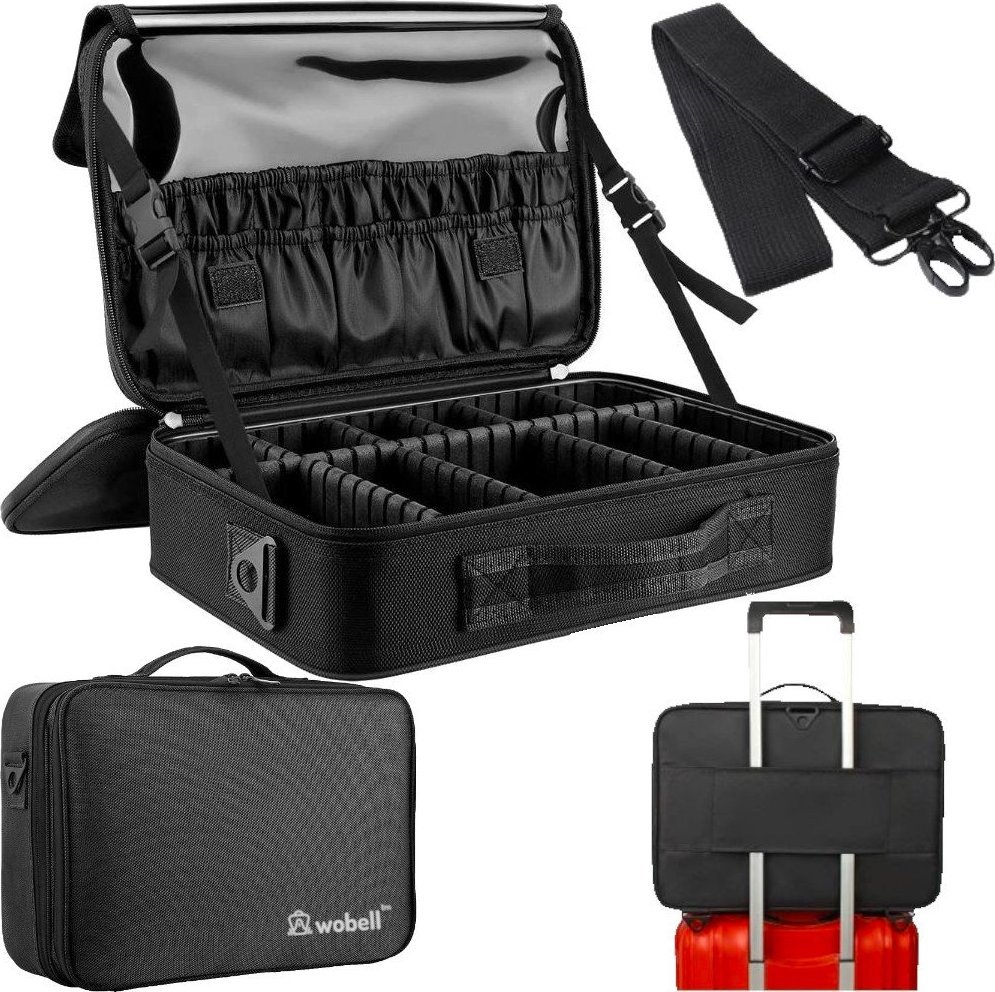 Kosmetyczka Kuferek Torba Organizer Kosmetyki Duża