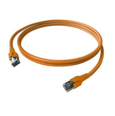 Kabel krosowy EasyLan FlexBoot Cat.6A, S/FTP, pomarańczowy, 10 m