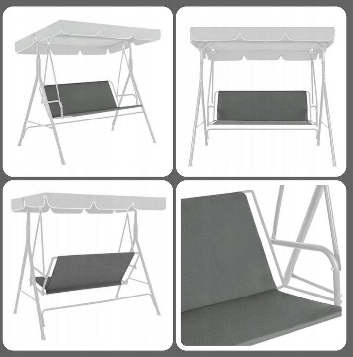 Huśtawka ogrodowa wolnostojąca MEMFLOW 114 x 93cm