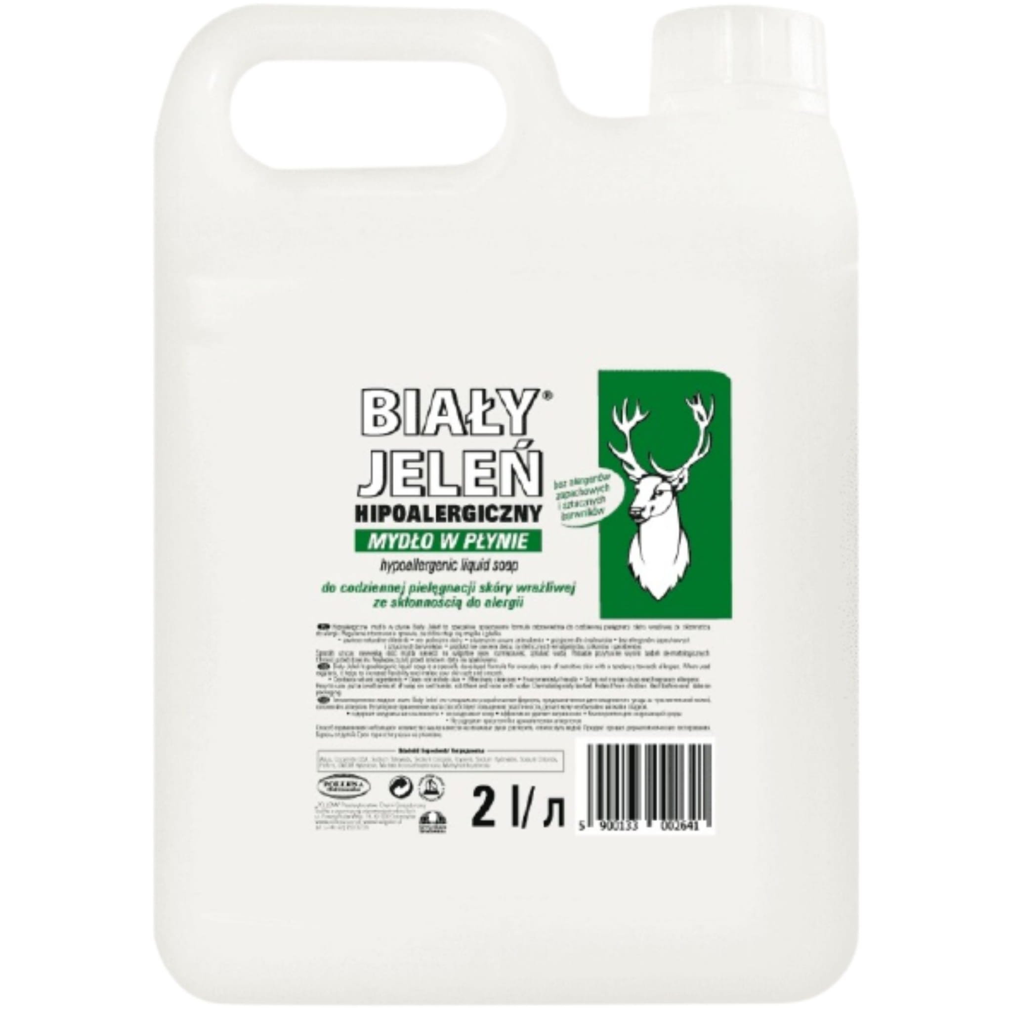 Biały Jeleń Mydło hipoalergiczne w płynie 2l