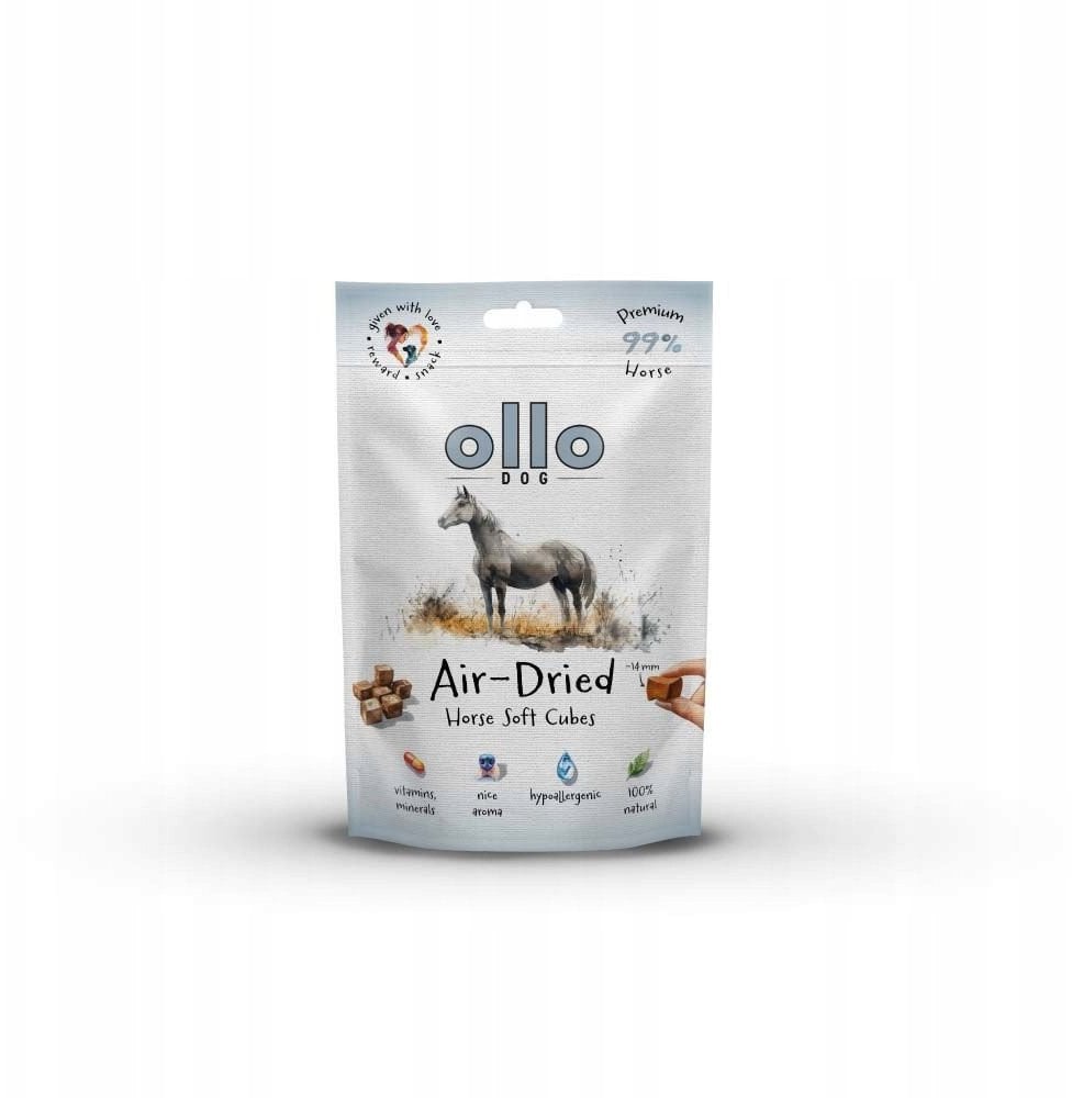 Ollo Air Dried Horse Cubes dla psa 80g