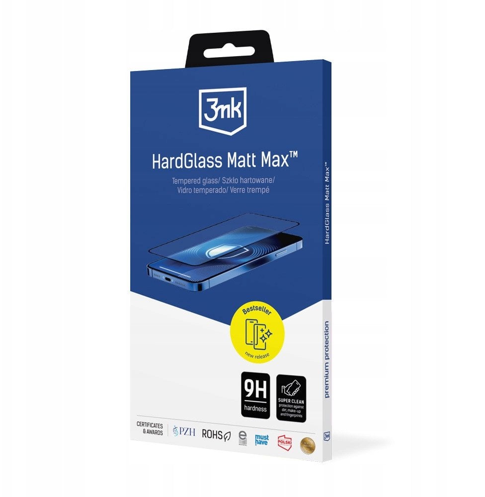 3mk HardGlass Matt Max do Samsung Galaxy S25 Edge