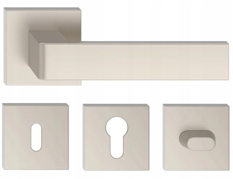 DOOR HANDLE RUMBA SATIN NICKEL