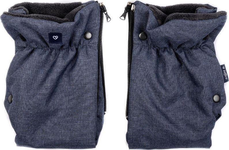 Zaffiro Rękawiczki Mufki do wózka iMove Plusz Melanż Granatowy Zaffiro