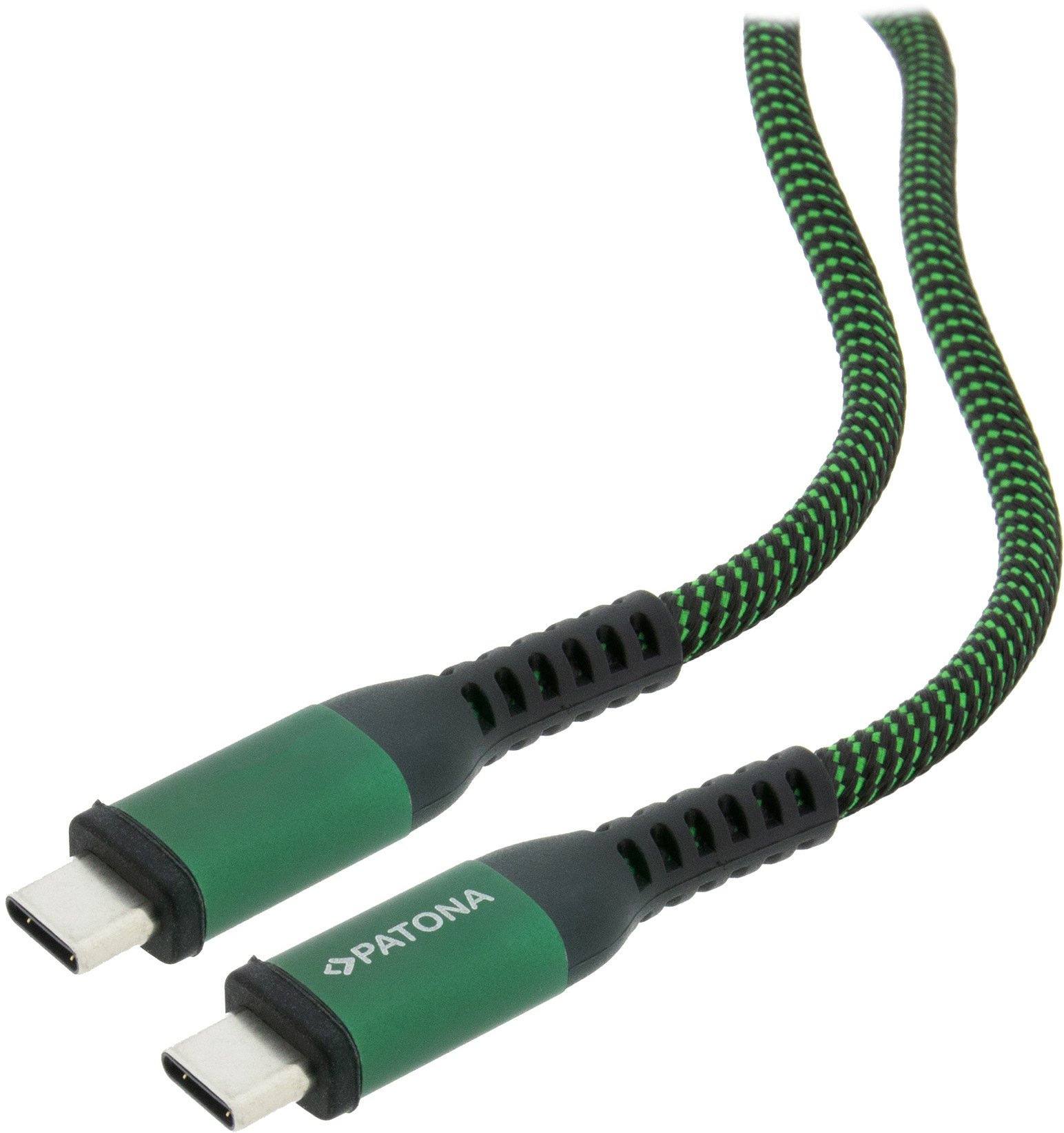 Kabel USB Patona USB-C - USB-C 1 m Czarny (1733)