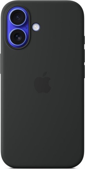 Apple Apple iPhone 16 Silikoninis dėklas with MagSafe - Black