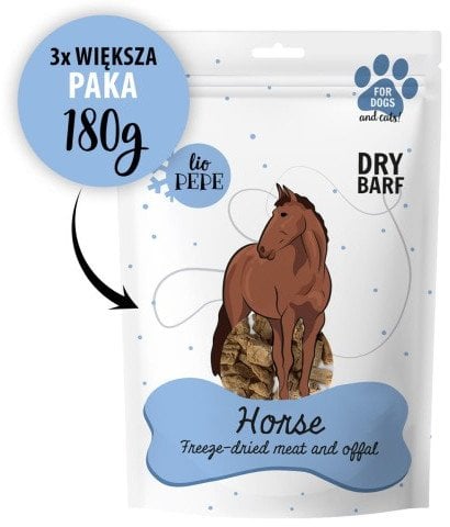 Paka Zwierzaka Lio Pepe Przysmak Horse (wątróbka końska) XL 180g