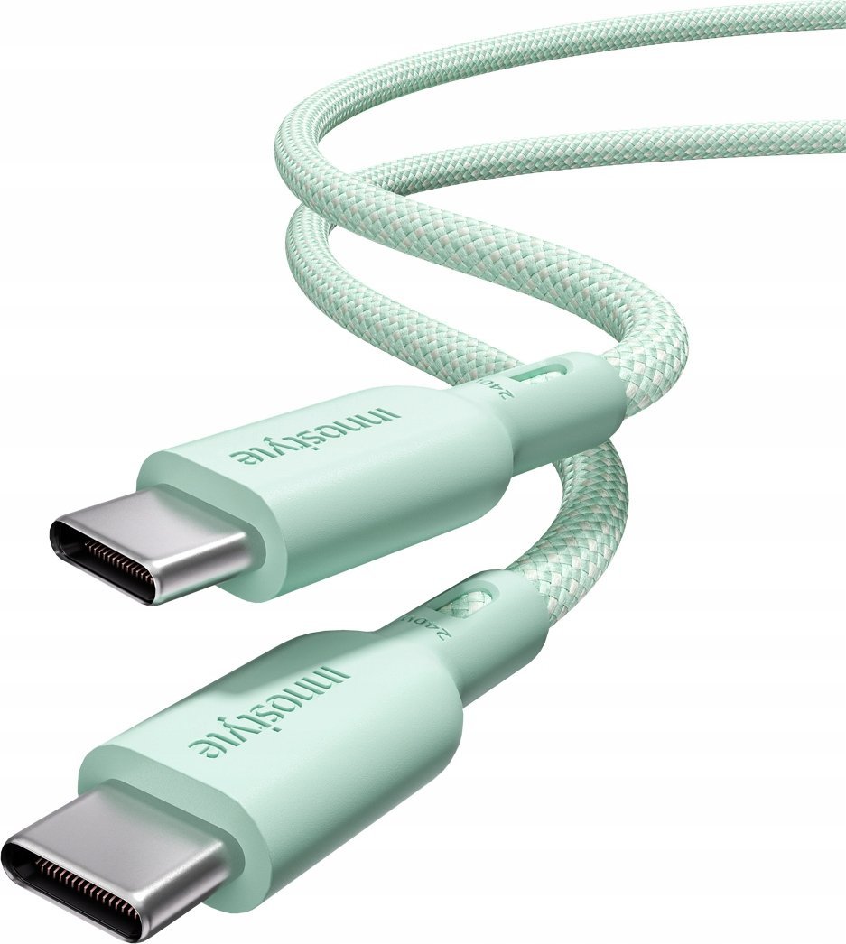 Kabel USB Innostyle USB-C - USB-C 2 m Zielony