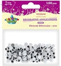 Titanum Ozdoba dekoracyjna Oczy 7mm 150szt. (242710)