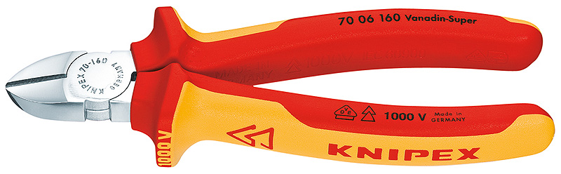 Knipex Szczypce boczne tnące 160mm VDE 1000V (70 06 160)