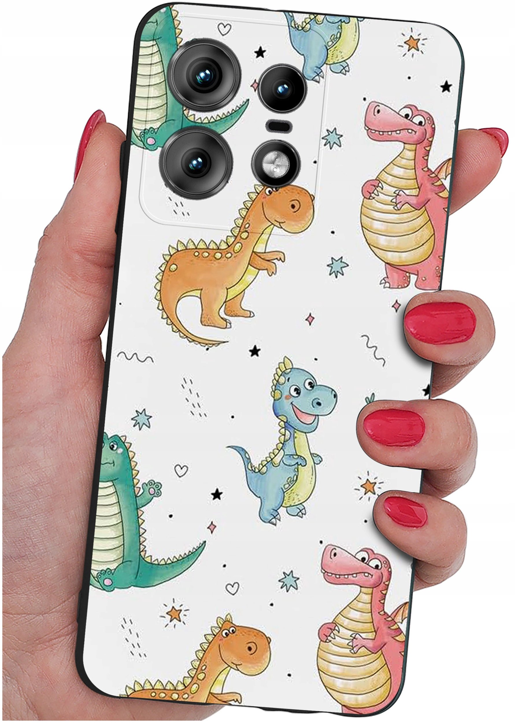 Etui do Motorola Moto EDGE 50 Pro WZORY |SILIKONOWE MATT CASE