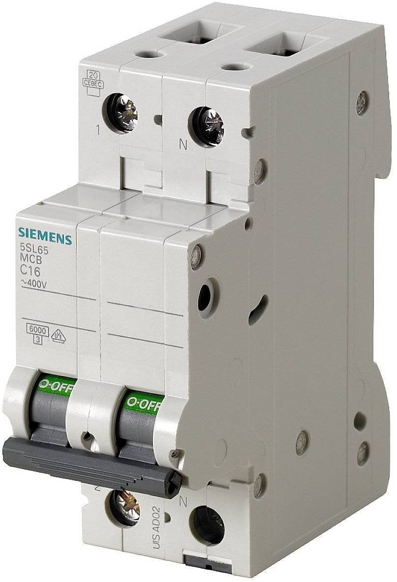 Wyłącznik nadprądowy 1+N C 16A 6kA AC SENTRON 5SL6516-7