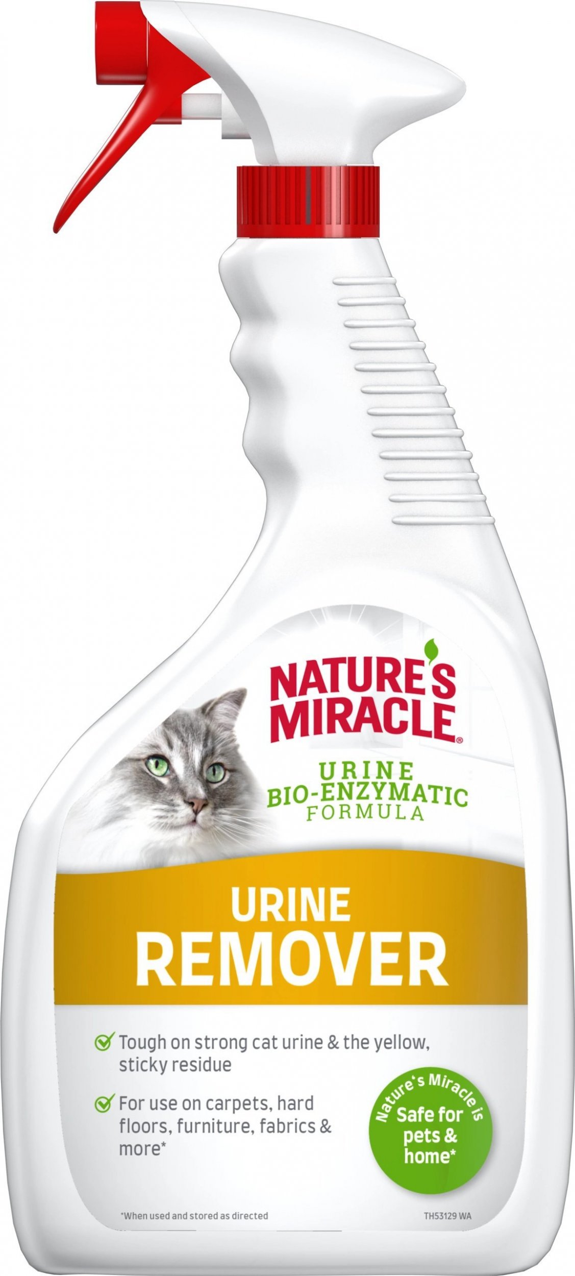 Zolux Nature s Miracle preparat do zwalczania uporczywych zabrudzeń z moczu kota 946ml