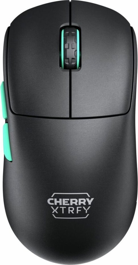 Mysz Cherry CHERRY M68 Wireless, gaming mouse (black/turquoise)