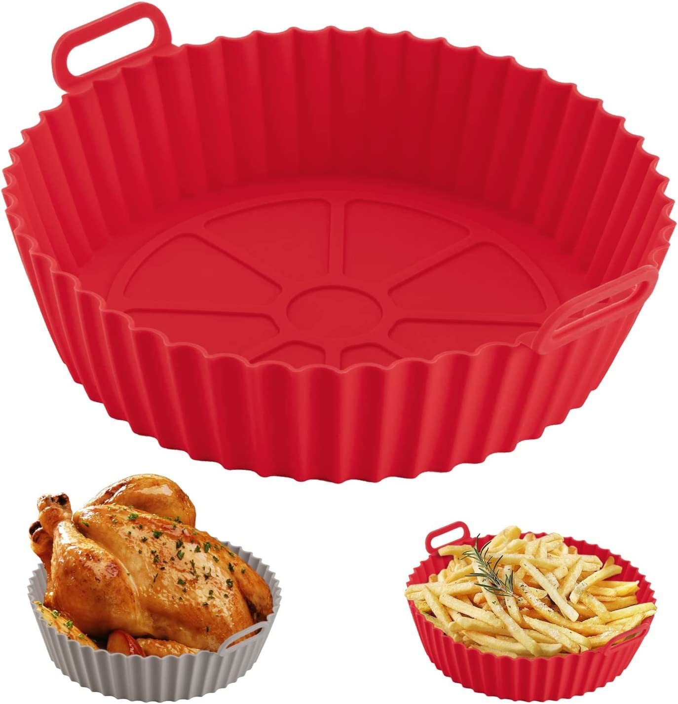 SILIKONOWA Forma do PIECZENIA Piekarnika Frytownicy 17 x 5 cm ŻAROODPORNA