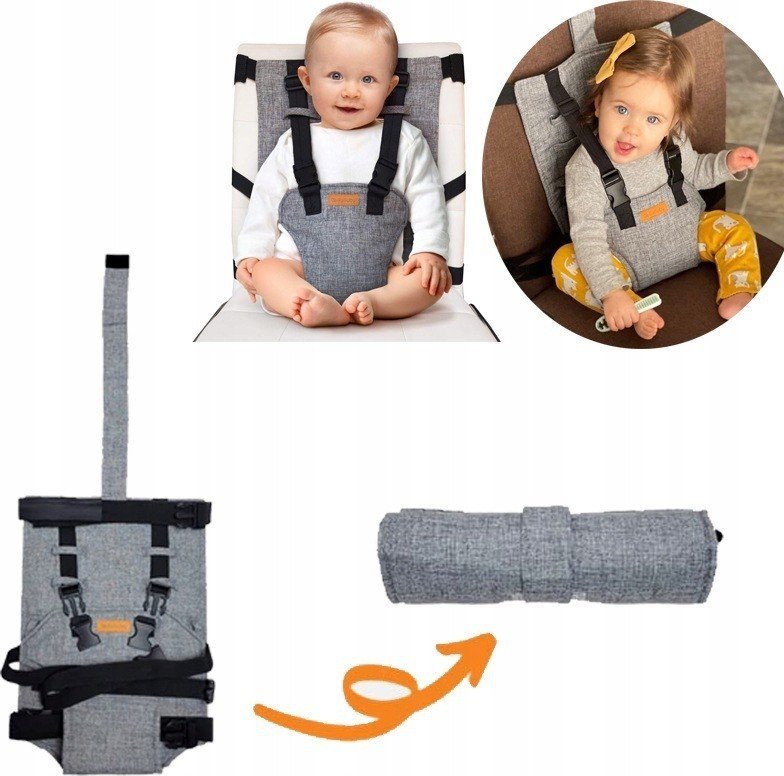Pan i Pani Gadżet Pas Bezpieczeństwa Dla Dzieci Do Karmienia W Podróży Siedzisko Regulowane