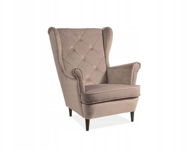 Fotelis Signal Meble Lady, smėlio spalvos