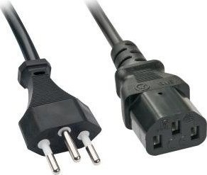 Kabel zasilający Lindy IEC-kabel zasilające Szwajcaria IEC320 C13 5m